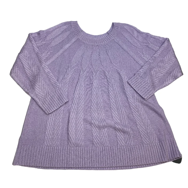 Pastel women's sweaterSweater By Indigo Soul In Purple, Size: 2x