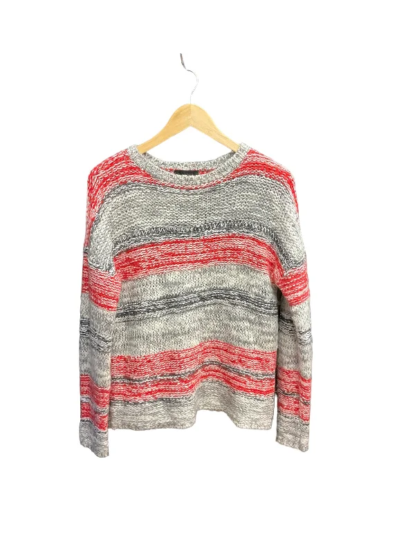 Color-block women's sweaterSweater By Cynthia Rowley In Grey Red, Size: L