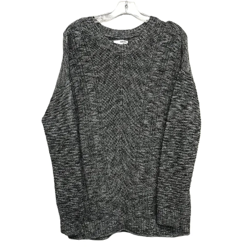 A-line women's sweaterSweater By Sonoma In Black & White, Size: L