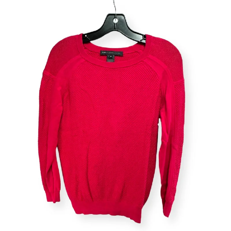 Crew neck women's sweaterPink Sweater Designer Marc By Marc Jacobs, Size M