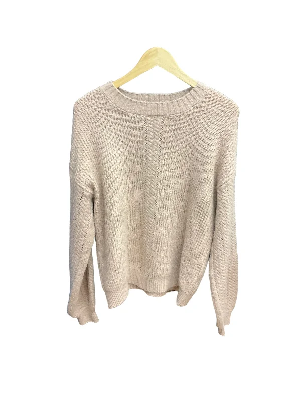 Merino wool women's sweaterSweater By T Tahari In Beige, Size: L