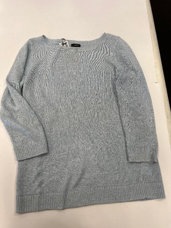 Sheer women's sweaterSweater By Talbots In Blue, Size: M