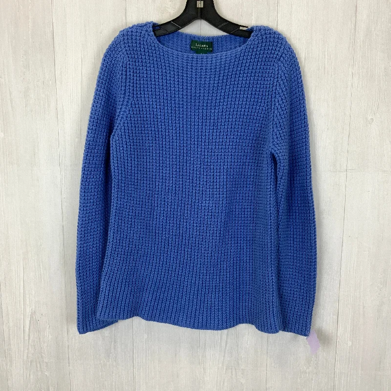 Bodycon women's sweaterBlue Sweater Lauren By Ralph Lauren, Size M