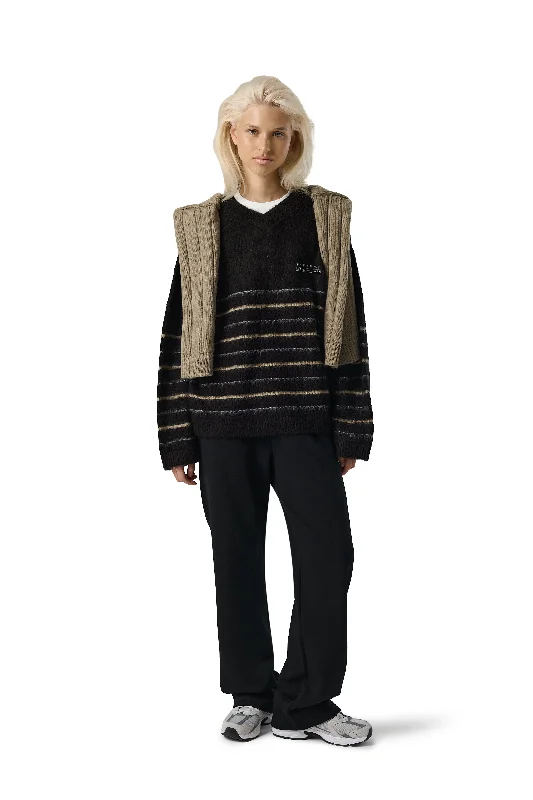 Suede women's sweaterVinny Stripe Knit