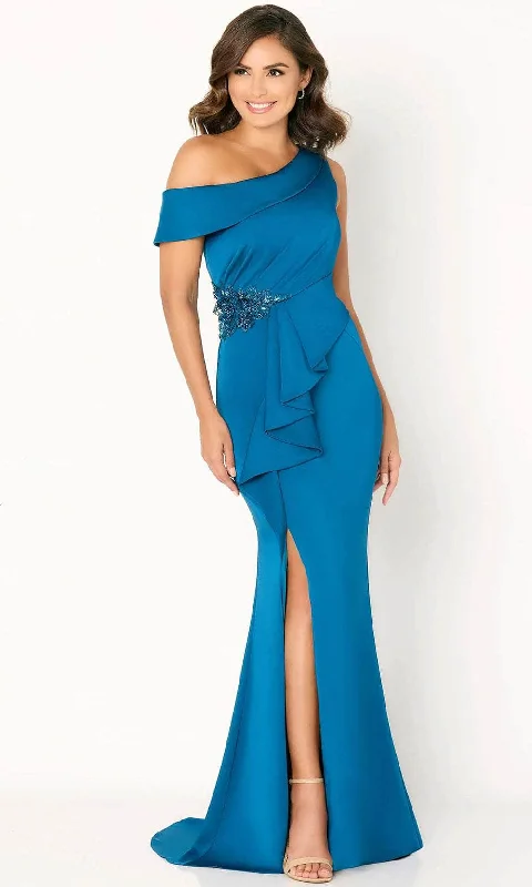 Sheath dresses for womenCameron Blake CB782 - Asymmetric Mermaid Evening Dress