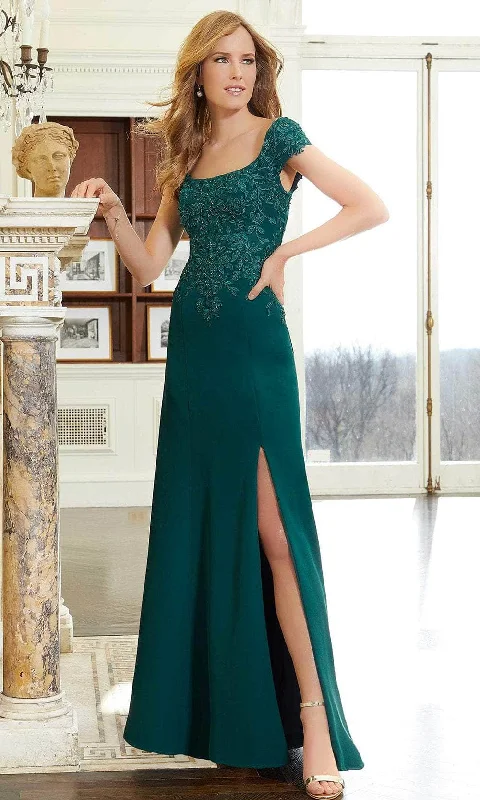 Spring dresses for blossoming stylesMori Lee 72608 - Embellished Bodice Cap Sleeve Evening Gown