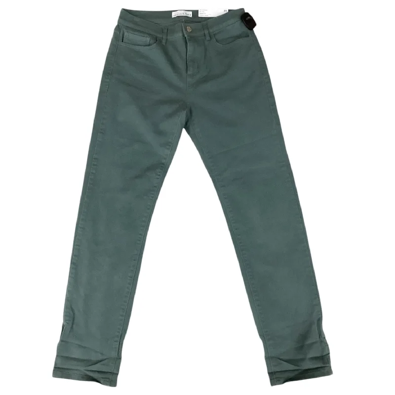 Jeans with button-fly closure for a classic styleJeans Straight By Loft In Green, Size: 0