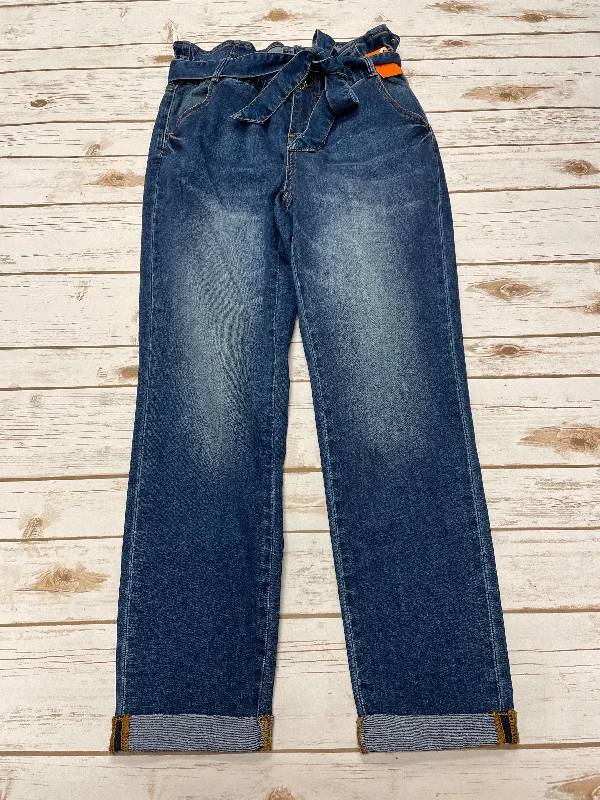 Jeans with embroidery for a touch of eleganceJeans Skinny By Almost Famous In Blue Denim, Size: M