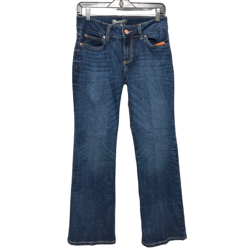 Skinny jeans with zippers and pocketsJeans Boot Cut By Wrangler In Blue Denim, Size:4