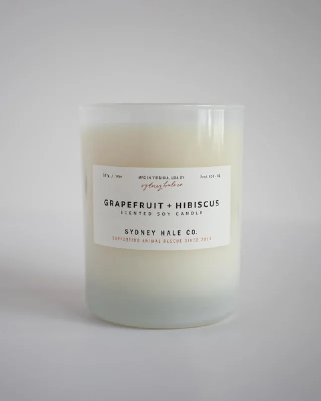 seamless bra lingerie optionsGrapefruit + Hibiscus Soy Candle from Sydney Hale