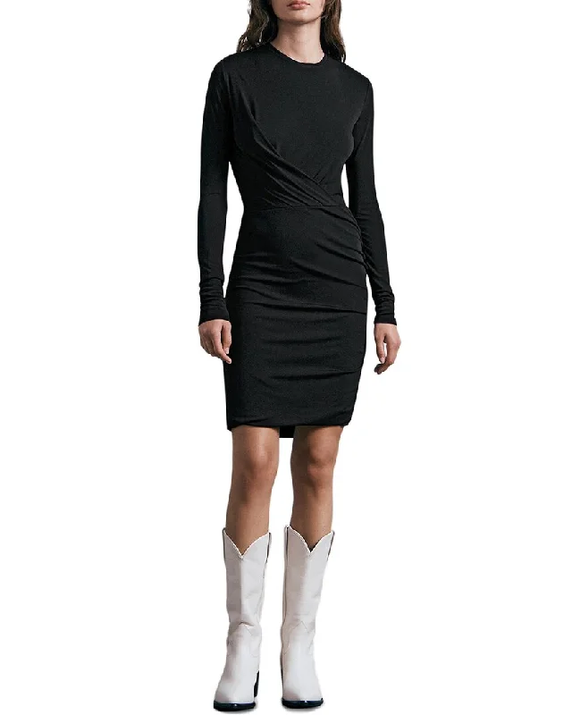 Cold-shoulder dresses for womenrag & bone Holly Drape Mini Dress