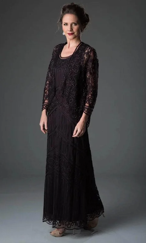 V-neck dresses for womenSoulmates 1603 - Soutache Lace A-Line Dress