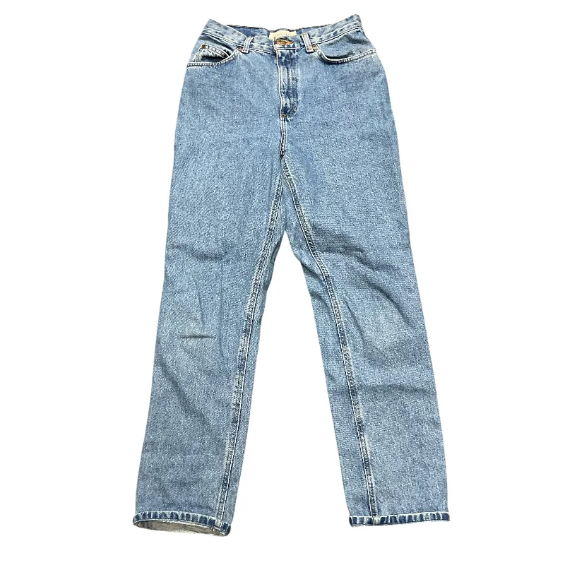 Ripped and repaired jeans for a rugged lookJeans Straight By Jones Wear In Blue Denim, Size: 6