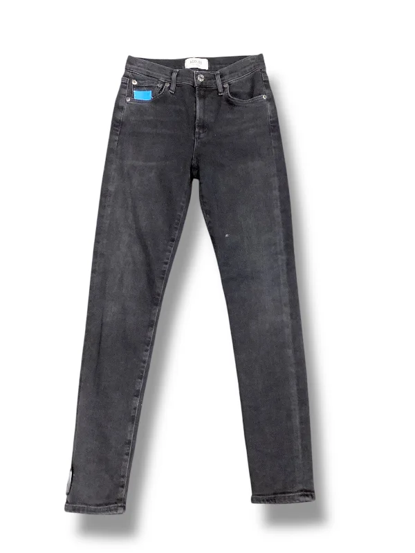 Jeans with button-fly closure for a classic styleJeans Skinny By Agolde In Black Denim, Size: 26