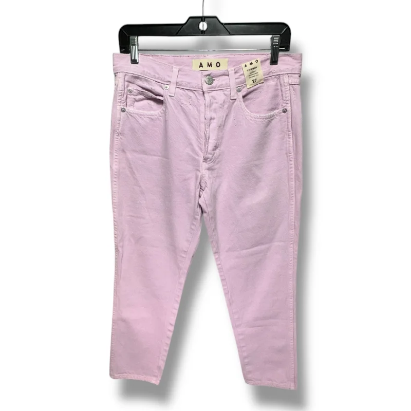 Indigo jeans with a classic denim hueJeans Boyfriend By Amo In Pink Denim, Size: 4