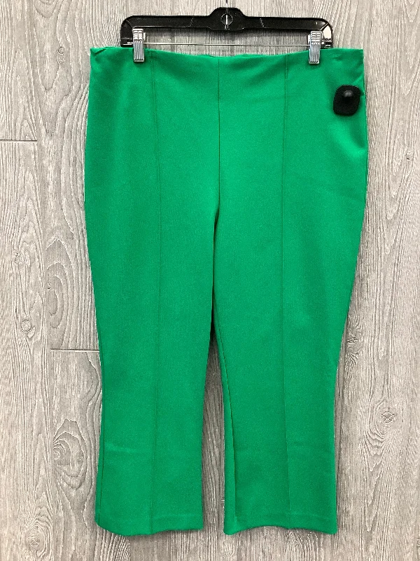 Women's casual bottomsPants Dress By Rachel Zoe In Green, Size: 16