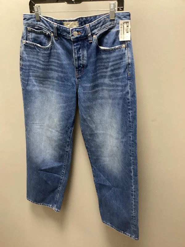 Denim jeans with elastic waistbands for comfortJeans Straight By Madewell In Blue Denim, Size: 8p