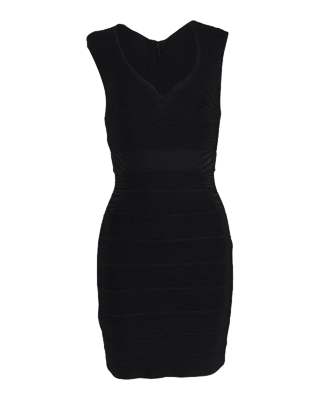 Day dresses for everyday wearHerve Leger Bandage Mini Dress in Black Polyester