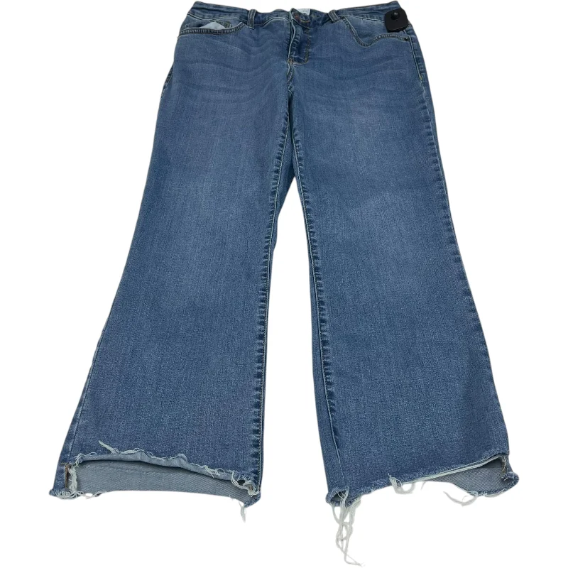 Skinny jeans with a cropped hem for a trendy lookJeans Cropped By Crown And Ivy In Blue Denim, Size: 12