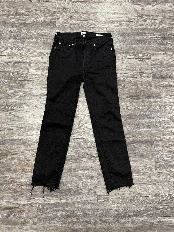 Stretchy jeans for comfort and fitJeans Straight By Edwin In Black Denim, Size: 4