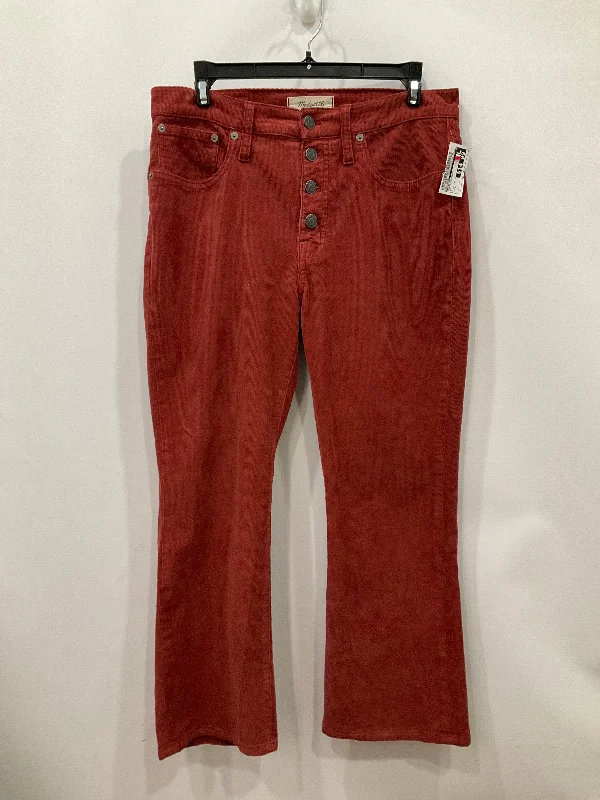 Casual chic women's bottomsPants Corduroy By Madewell In Red, Size: 8