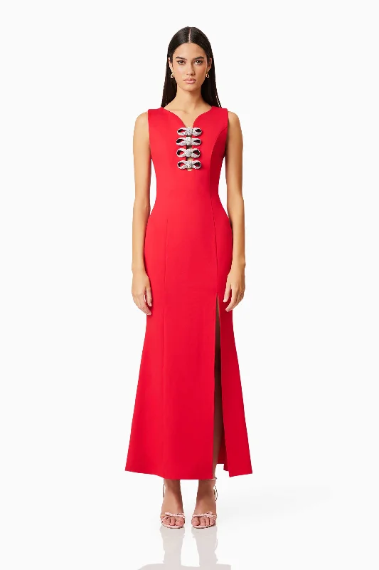 Day dresses for everyday wearCherie Maxi Dress In Red