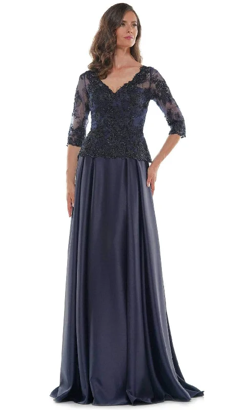 Autumn dresses for fall fashionRina Di Montella - RD2720 Quarter Sleeve A-Line Formal Gown