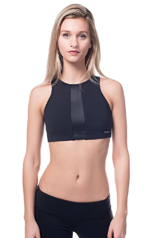 lingerie with underwire supportEmpire Sports Bra wih Gloss Panel