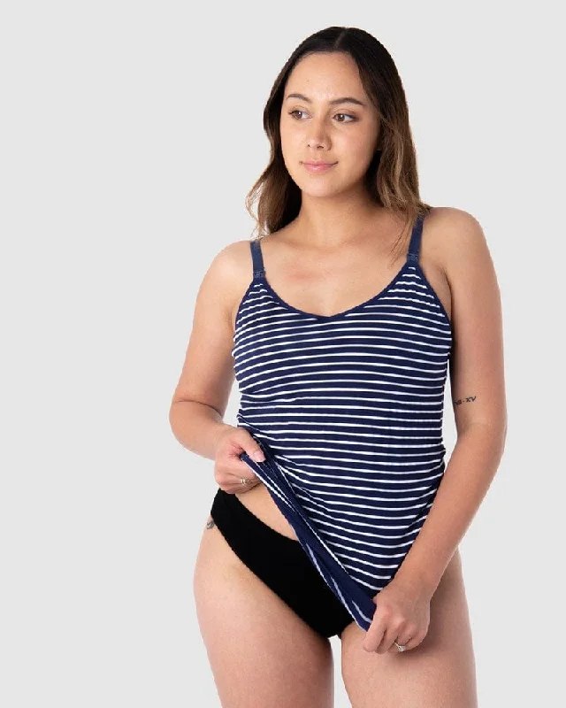 sleepwear lingerie setsMy Necessity Nursing Tank - Navy Stripe