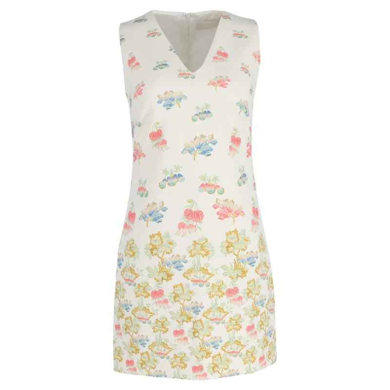 Women's casual dressesPeter Pilotto Sleeveless Floral Mini Dress in White Polyester