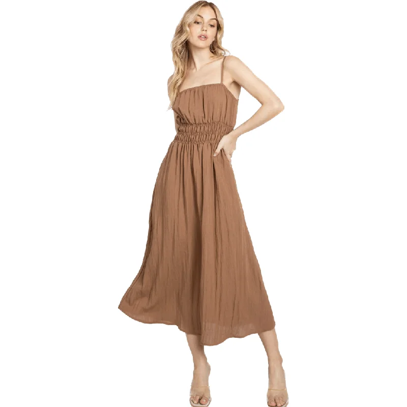 Bohemian women's dressesJust Like That Camel Ankle Maxi Dress