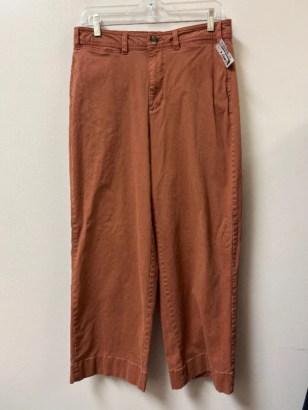 Bohemian women's shortsPants Wide Leg By Sonoma In Orange, Size: 10