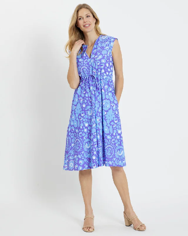 Day dresses for everyday wearJude Connally Tess Midi Dress - Whimsical Cheetah Iris