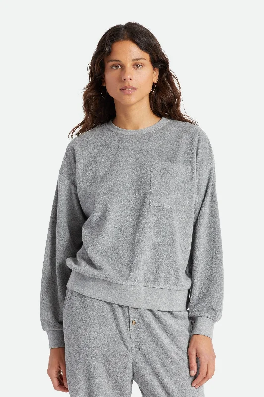 Autumn women's topsBella Crew - Heather Grey