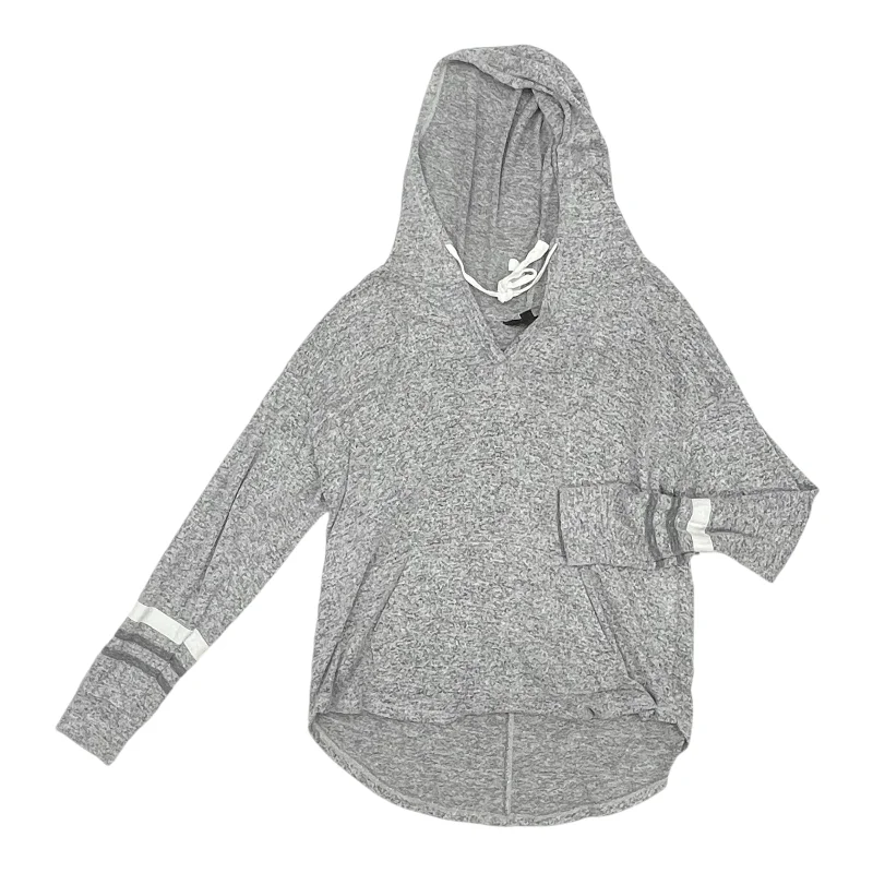 Striped women's topsTop Ls By 41 Hawthorn In Grey, Size:L