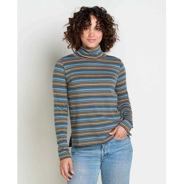 Peter Pan collar women's topsWomen's Maisey Long-Sleeve Turtleneck