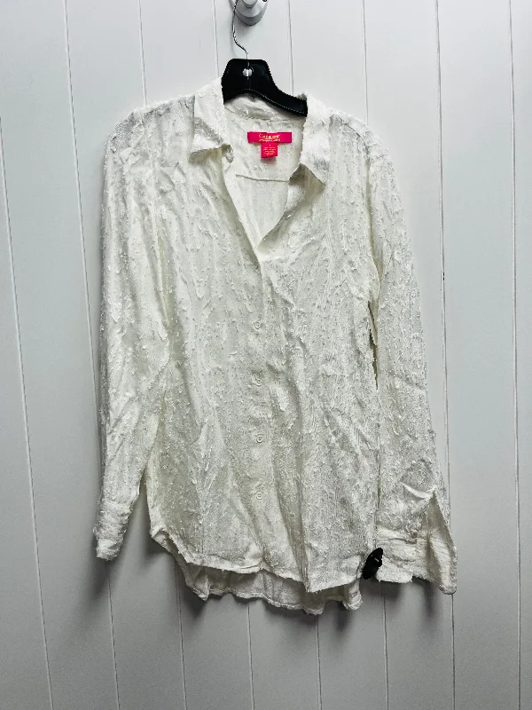 Button-down women's topsTop Long Sleeve By Catherine Malandrino  Size: S