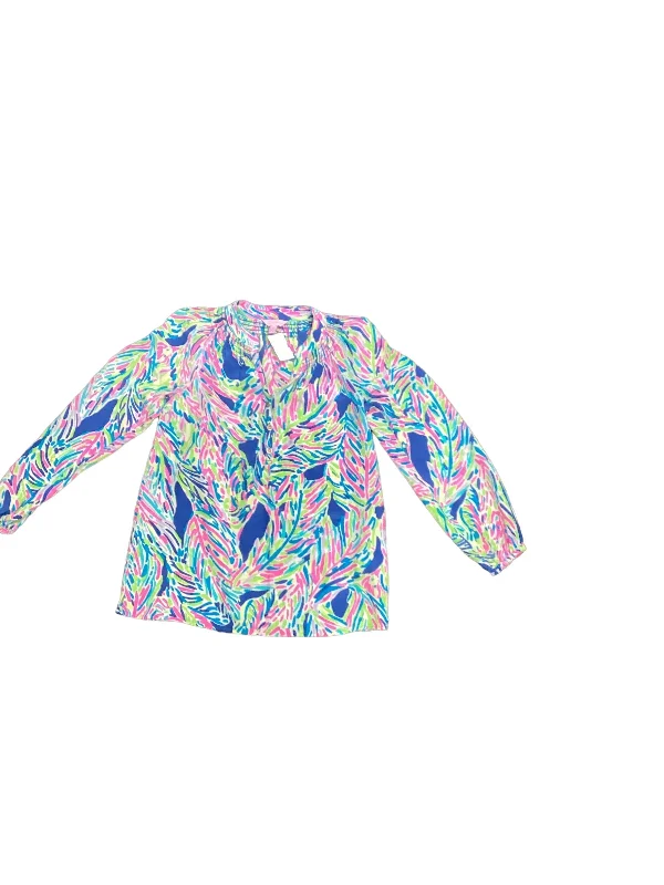 Floral print women's topsTop Long Sleeve By Lilly Pulitzer  Size: Xs