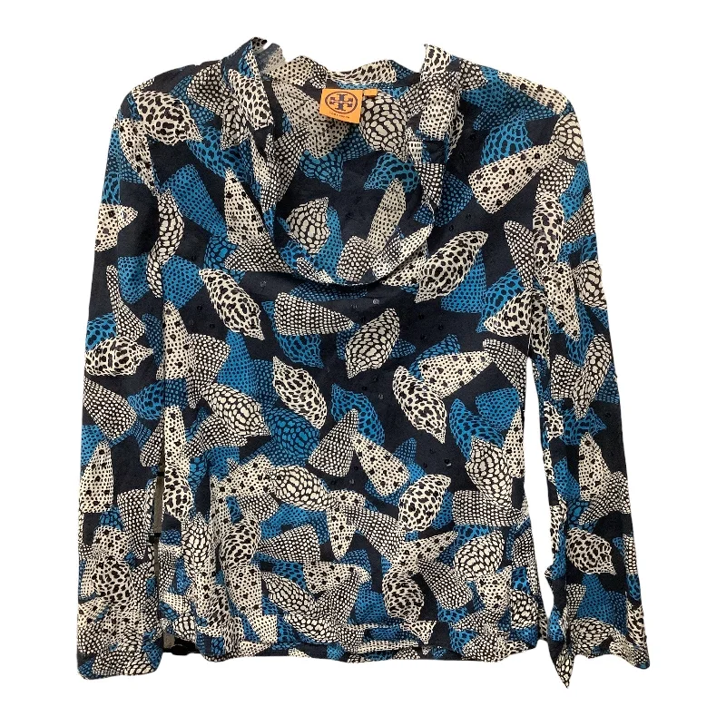 Geometric print women's topsTop Long Sleeve Designer By Tory Burch  Size: 2